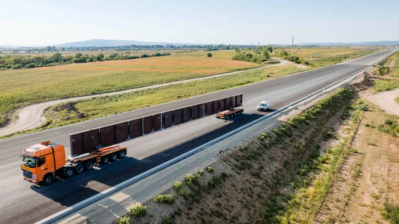 Autostrada A7, 140 km deschiși circulației (sursa: Inquam Photos/Casian Mitu)