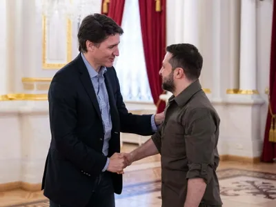 Putin, măcelarul de serviciu al planetei, o spune și Trudeau (sursa: Facebook/Володимир Зеленський)