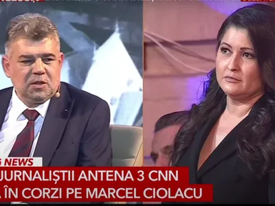 Trei întrebări care nu i s-au pus lui Ciolacu la Antena 3 Foto: Captură video