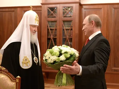 Patriarhul Kirill îi urează lui Putin să domnească până la 147 de ani Foto: Kremlin.ru