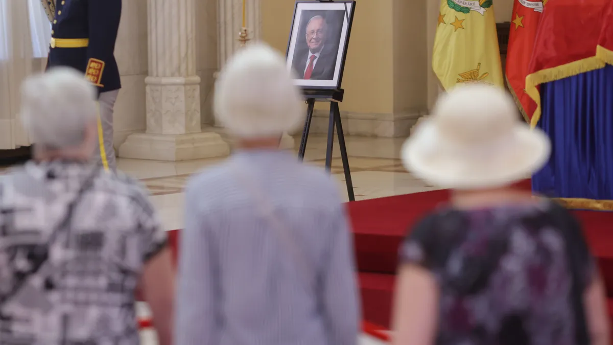 CTP, avalanșă de laude pentru Ion Iliescu Foto: Inquam/George Călin