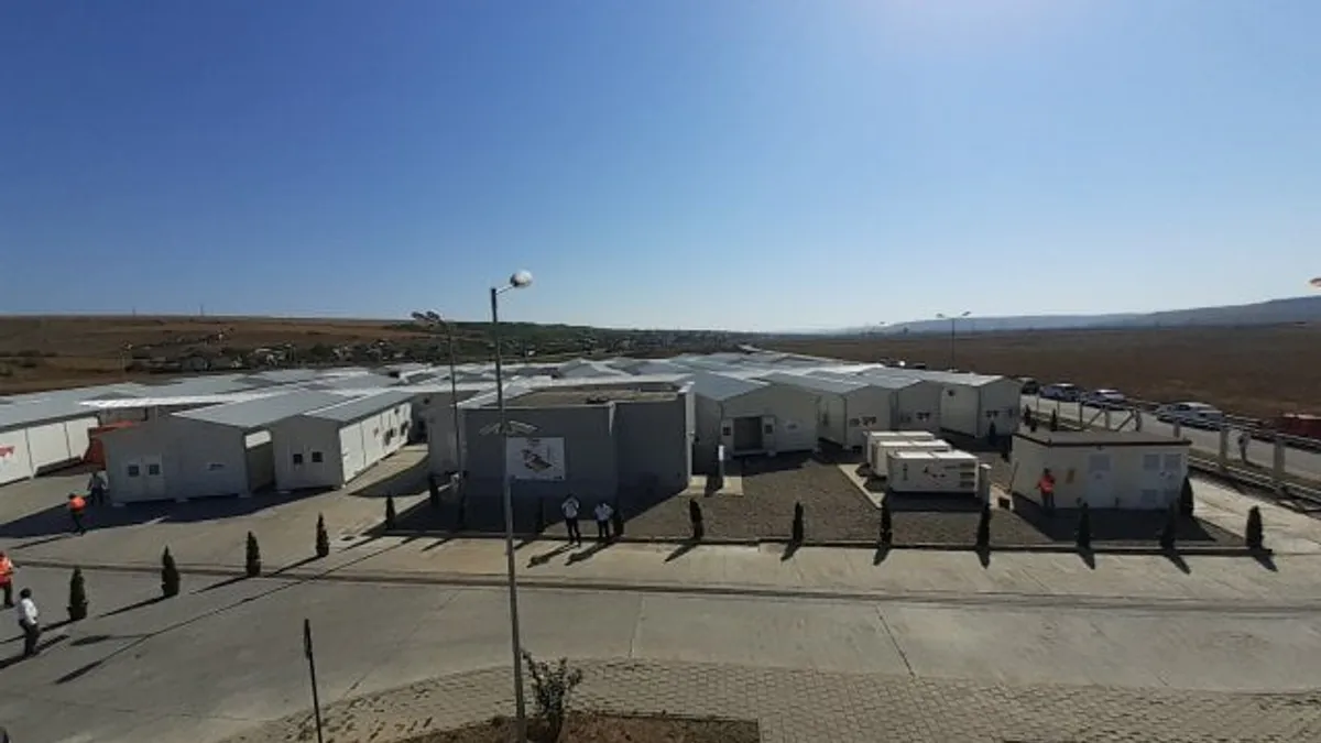 Spitalul modular COVID Iași, un dezastru (sursa: ziaruldeiasi.ro)