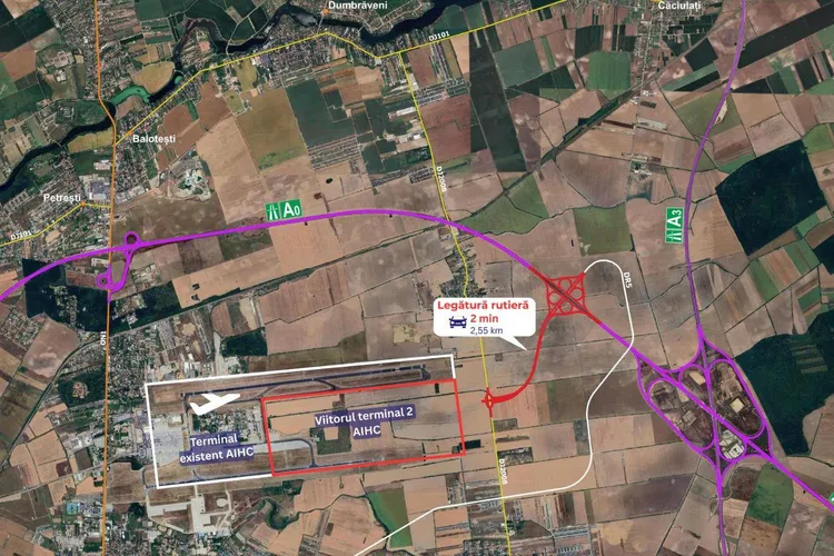 Legătura A0-Otopeni, aproape de licitație (sursa: Facebook/CNIR)