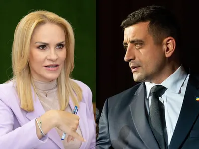 Simion îi trântește ușa în față lui Firea (sursa: Facebook/Gabriela Firea, George Simion)