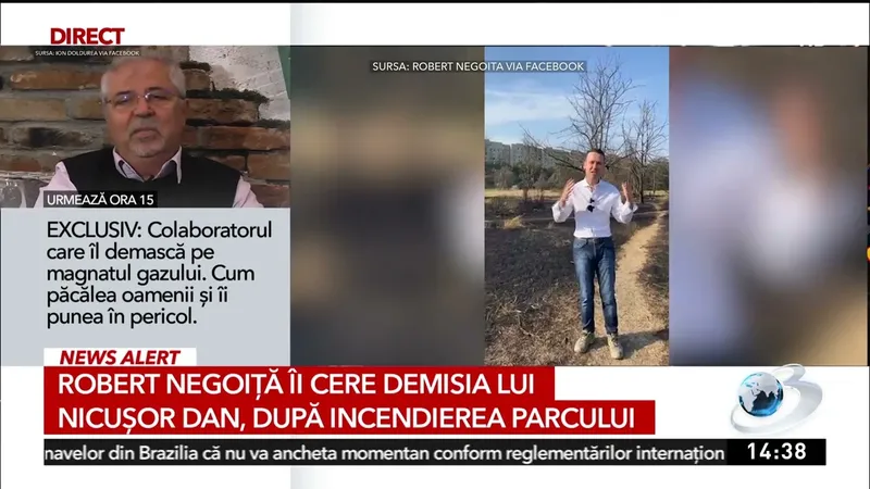 Robert Negoiță, erou la Antena 3, după ce a pompat milioane în postul lui Dan Voiculescu Foto: Captură video