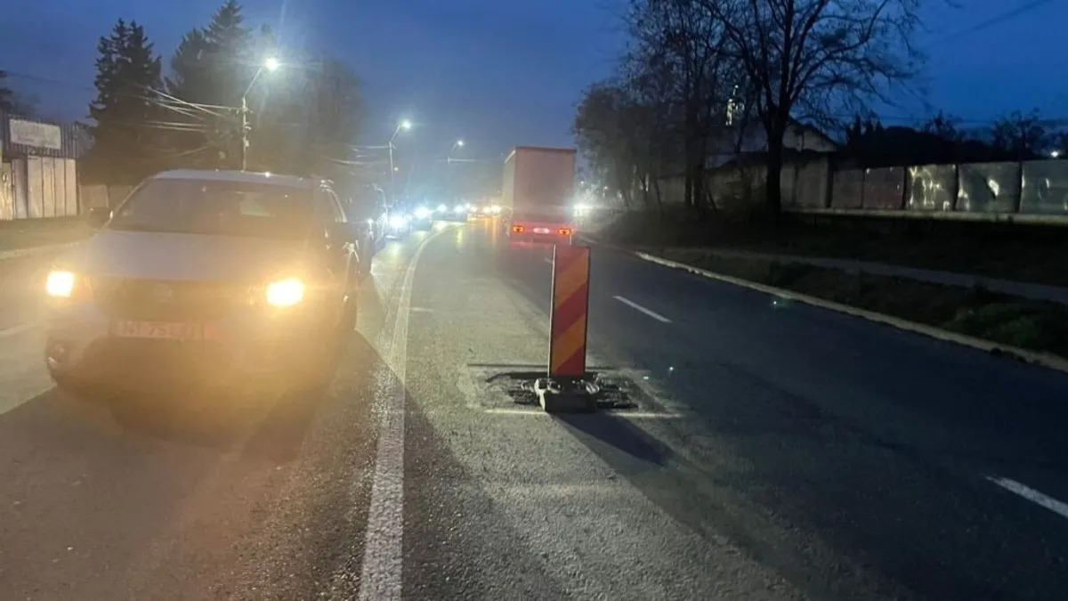 Semnalizare periculoasă, ignorată de autorități (sursa: ziaruldeiasi.ro)