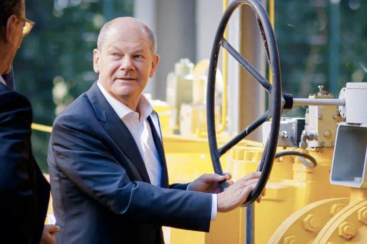 Ucraina ar exporta electricitate în Germania (sursa: Facebook/Olaf Scholz)