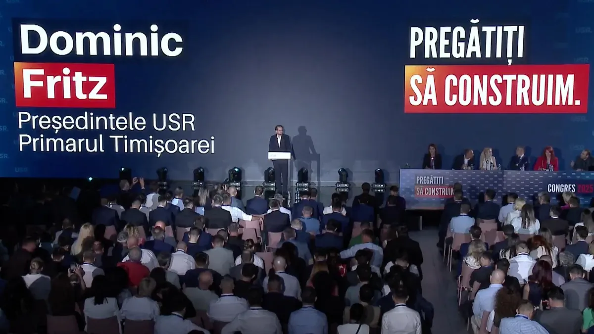 Dominic Fritz, validat ca președinte USR (sursa: Facebook/USR)