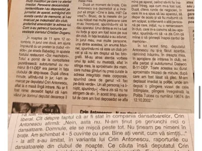 Un episod uitat din cariera lui Crin Antonescu