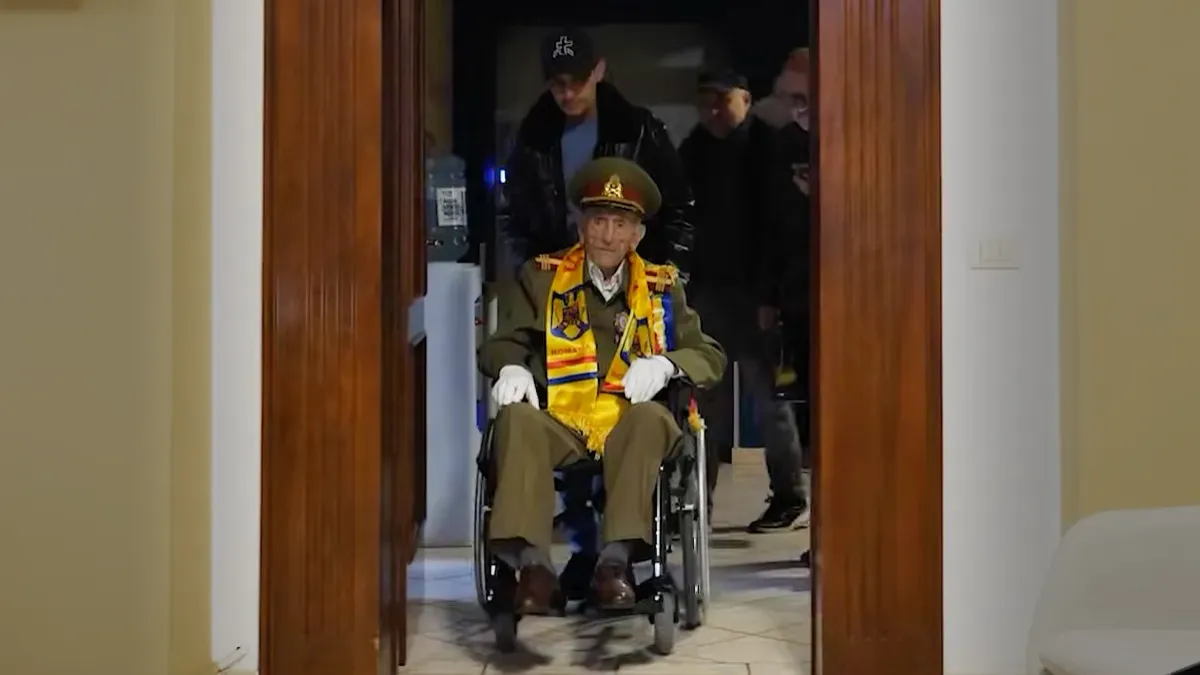 Veteran de 107 ani, scandal național (sursa: hotnews.ro)