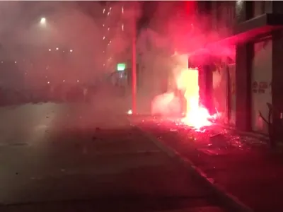 Proteste în Serbia, confruntări cu poliția (sursa: BBC)