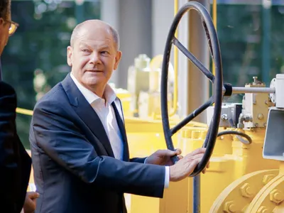 Ucraina ar exporta electricitate în Germania (sursa: Facebook/Olaf Scholz)