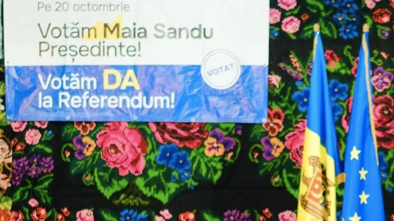 Referendumul european al Moldovei, rezultat șocant (sursa: Facebook/Maia Sandu)