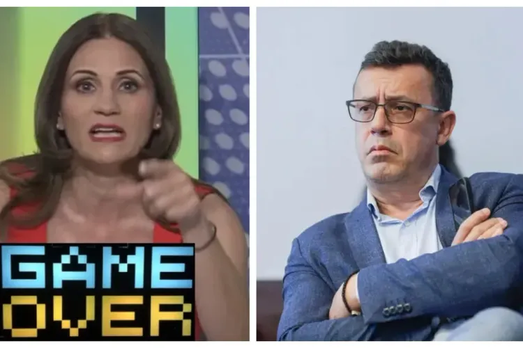 Angajatul lui Sebastian Ghiță jubilează la închiderea Realității: „Acțiune de ecologizare cu forța” Grupaj foto: Romania TV