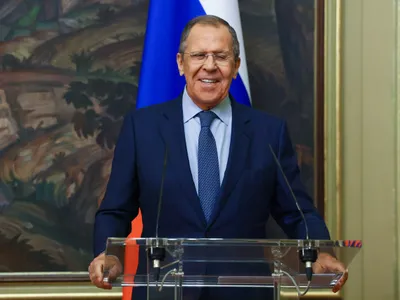 Rusia conduce Consiliul de Securitate ONU. Lavrov e fericit (sursa: Twitter/MFA Russia)