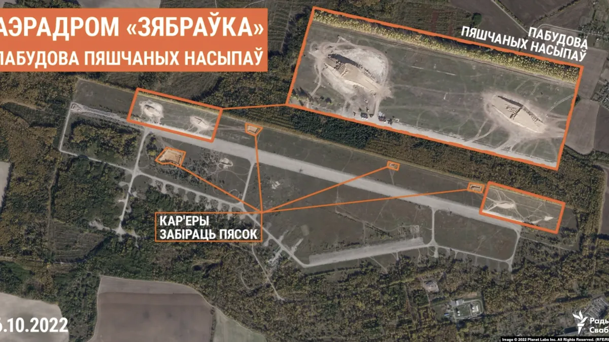 Putin sugerează atacarea Kievului din Belarus (sursa: Planet Labs Inc)