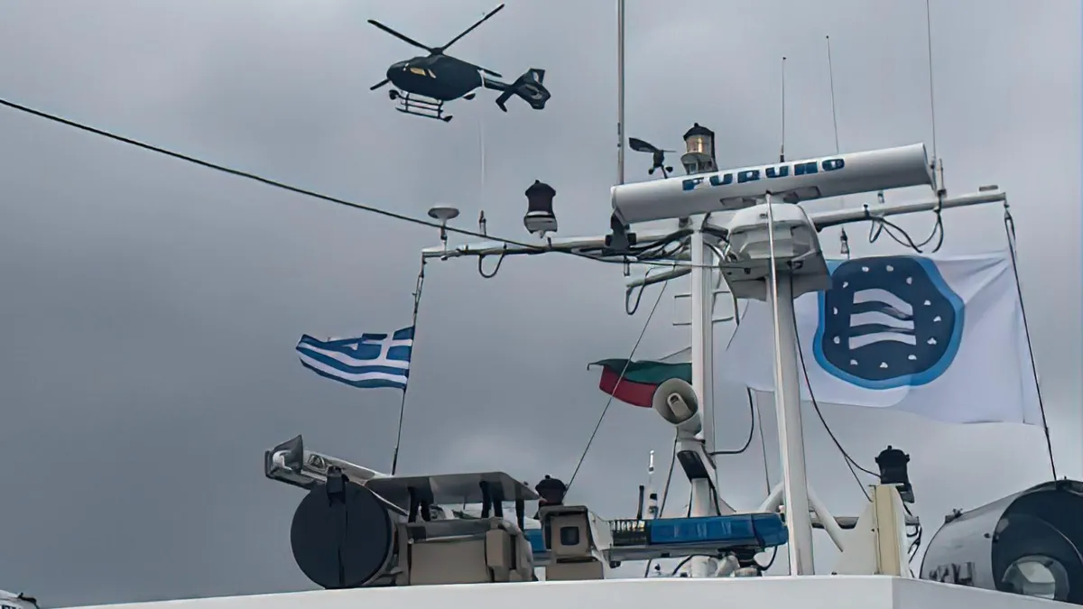 Creta, rută majoră pentru migranții africani (sursa: Facebook/Frontex, the European Border and Coast Guard Agency)