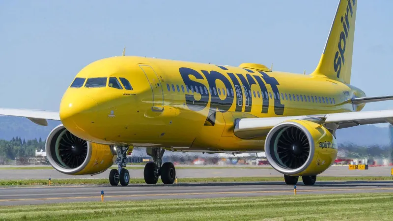 Un avion american, atacat lângă Haiti (sursa: Facebook/Spirit Airlines)