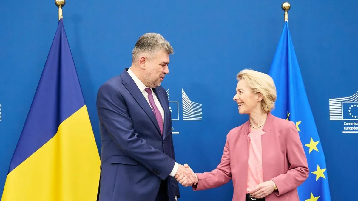 Ministrul Pîslaru arată cum a blocat guvernul Ciolacu orice negociere pe PNRR Foto: X Ursula von der Leyen