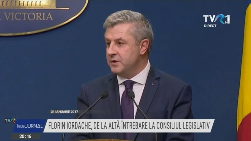 Florin Iordache lovește Guvernul Foto: captura video