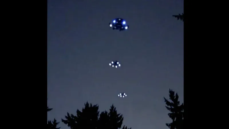 Controversa dronelor apărute în nord-estul SUA (sursa: X/UFO Disclosure Solana)