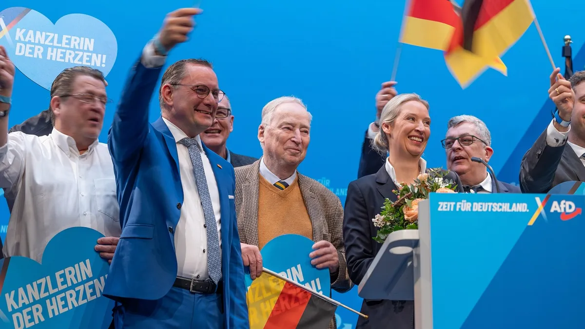 AfD conduce sondajele naționale din Germania (sursa: Facebook/Alice Weidel)
