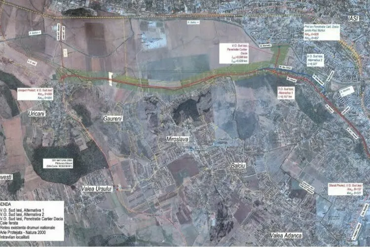 "Centura mică" a orașului Iași (sursa: ziaruldeiasi.ro)