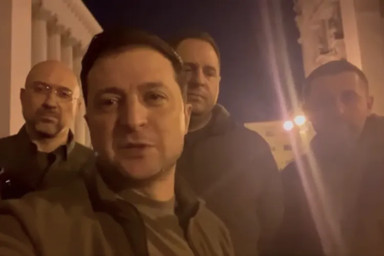 Zelenski, sfidare pentru Putin: Sunt aici, la Kiev! (sursa: Facebook/Mihail Hodorkovski)