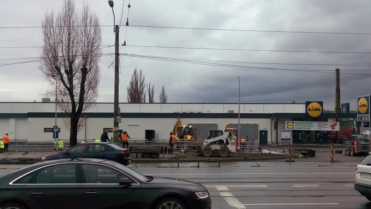 Supermarketurile Lidl își închid parcările cu bariere (sursa: ziaruldeiasi.ro)