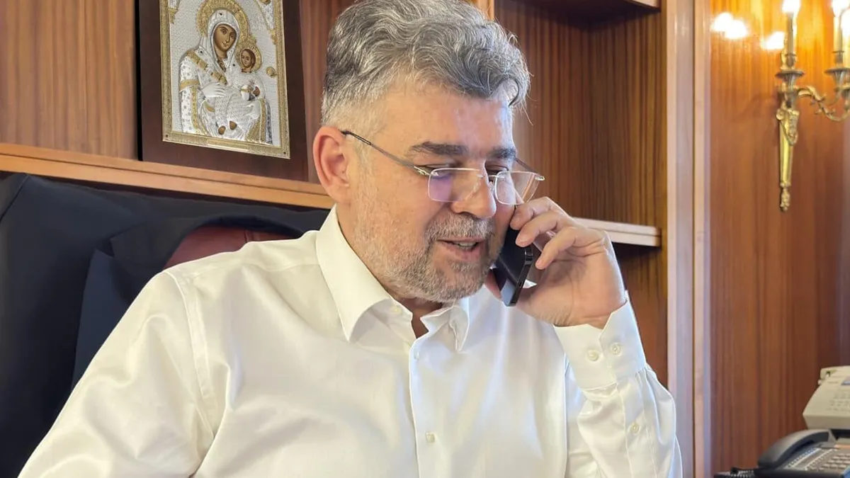 Cum îl plagiază Ciolacu pe Trump (sursa: Facebook/Marcel Ciolacu)