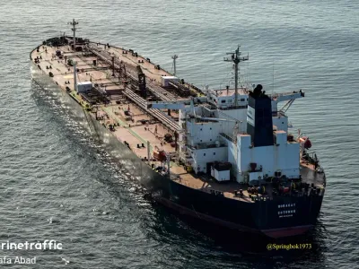Petrolierul Boracay, foști membri Wagner la bord (sursa: marinetraffic.com)