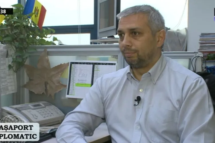 Român care lucrează pentru propaganda Chinei: jurnalistul Dan Tomozei Foto: Capură video