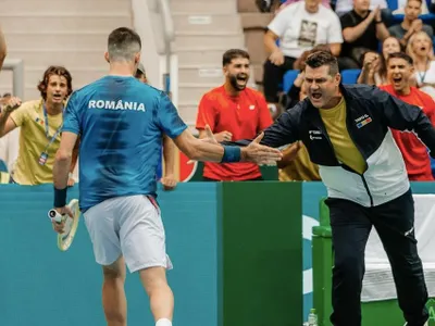 Cupa Davis: România a învins China (sursa: Federația Română de Tenis)