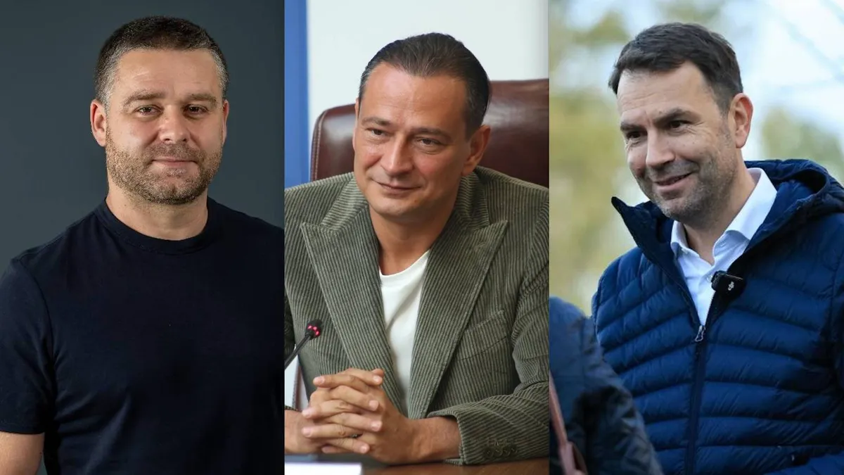Favoriții în cursa pentru Primăria Capitalei (sursa: Facebook/Ciprian Ciucu, Daniel Băluță, Cătălin Drulă)