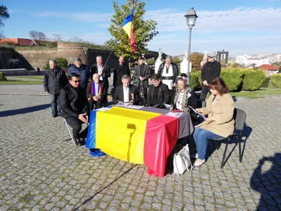 Circ cu primarul USR din Alba Iulia, conspiraționistul Gheorghe Funar și un lider AUR Foto: Alba 24