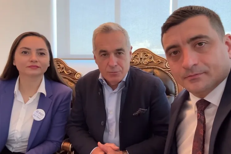 Divorț public între Simion și Georgescu: mitinguri separate la Alba Iulia, cei doi s-au ignorat Foto: Facebook