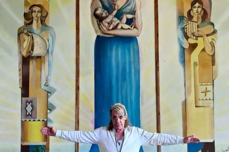 Till Lindemann, proiect artistic la Chișinău (sursa: Facebook/IMSP Spitalul Clinic de Psihiatrie)