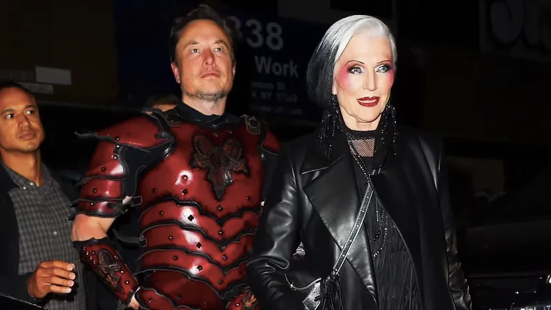 Primele imagini - Elon Musk de Halloween (sursa: Daily Mail)