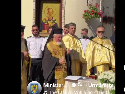 Un mare succes al Ministerului Afacerilor Interne, promovat pe Facebook: s-a sfințit capela arestului preventiv, din Rahova
