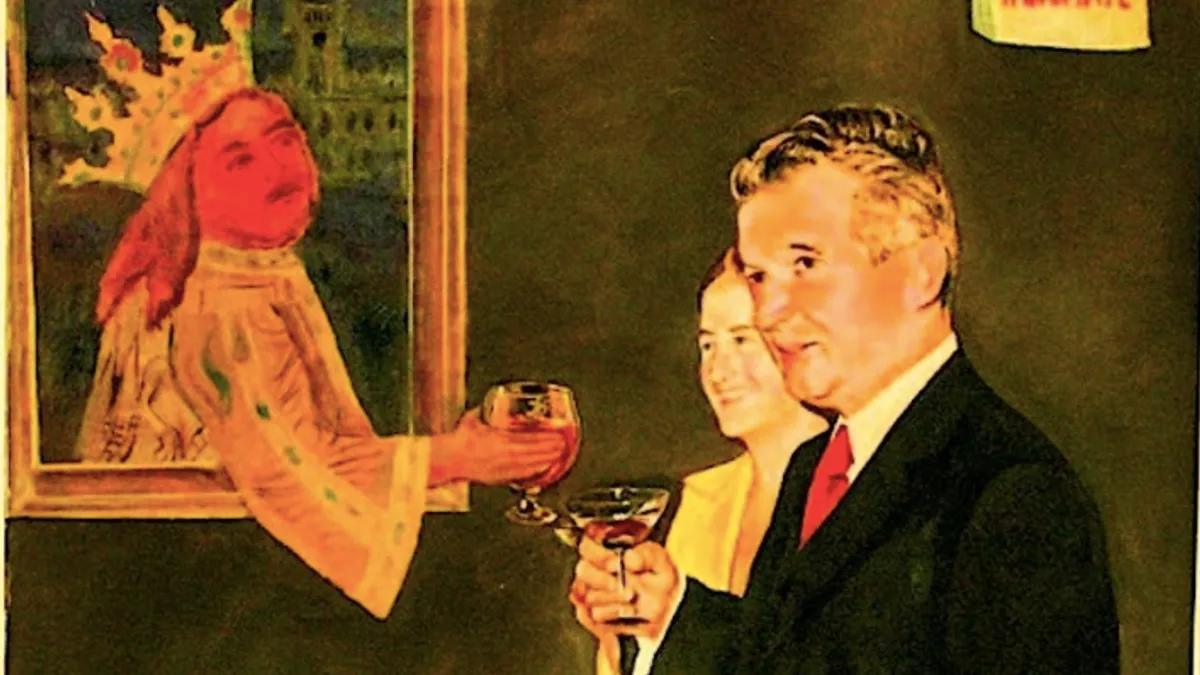Ștefan cel Mare, "cosmetizat" de Ceaușescu (sursa: pictură de Dan Hatmanu)
