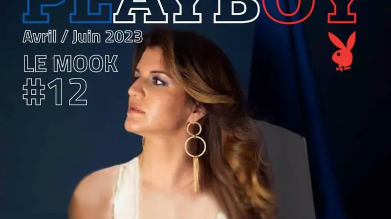 Ministra franceză Schiappa, pe coperta Playboy (sursa: Playboy)