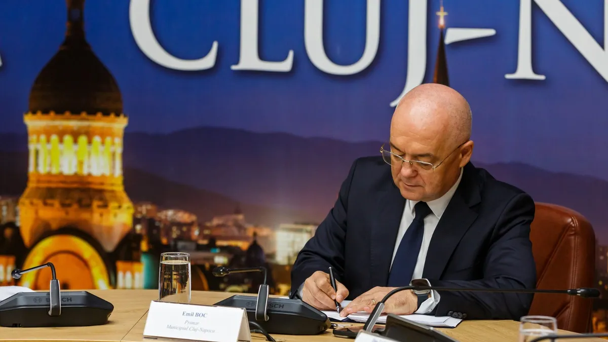 DNA a intrat la 4 dimineața peste primăria lui Boc Foto: Facebook Primăria Cluj-Napoca