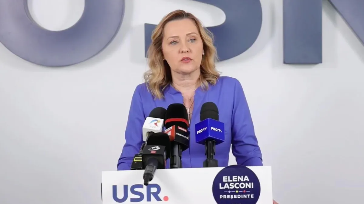 Lasconi rămâne candidată, sfidând decizia USR (sursa: Facebook/Elena Lasconi)