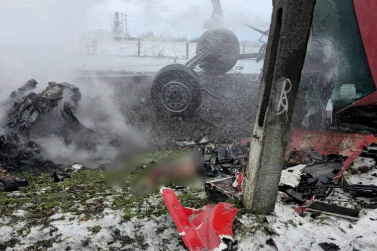 Accident înfiorător, familie ucisă de Crăciun (sursa: ISU Suceava)