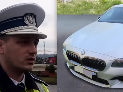 Șeful Poliției Rutiere, BMW de bombardier (sursa: ziaruldeiasi.ro)