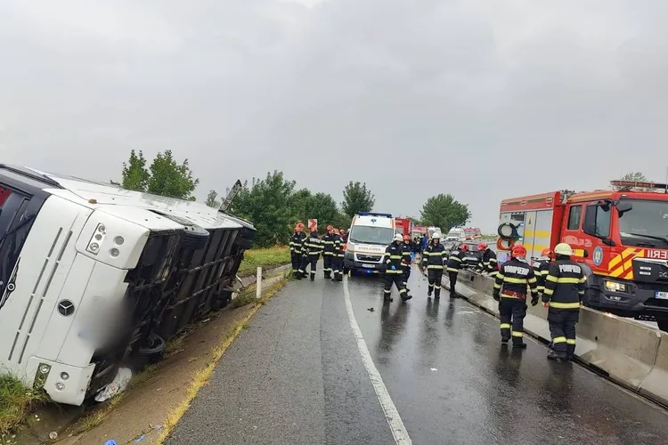 O duminică neagră, plină de accidente (sursa: ISU Cluj)