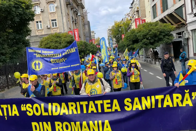 Solidaritatea Sanitară a demarat culegerea semnăturilor pentru grevă Foto: Facebook