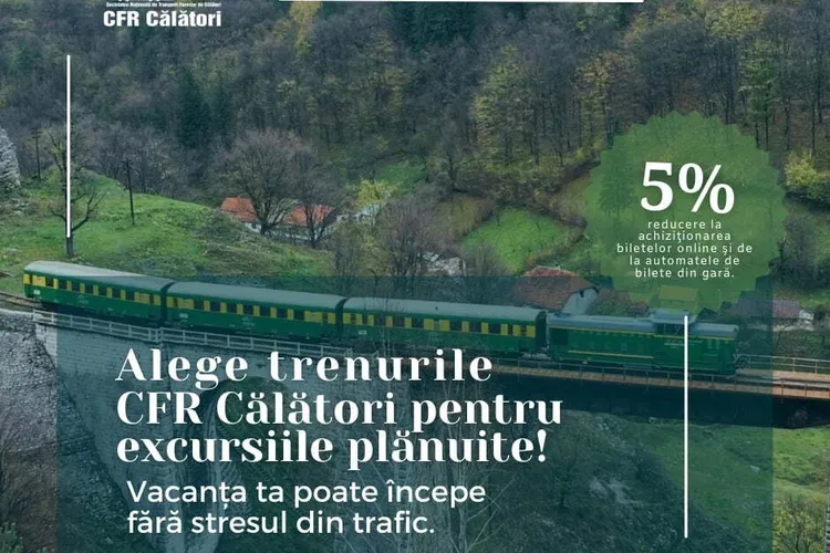 Tren de la Târgu Jiu, blocat în câmp de trei ore Foto: CFR Calatori