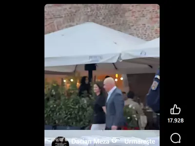 Ilie Bolojan, aplaudat la scenă deschisă când iese dintr-un restaurant din Oradea Foto: captură video