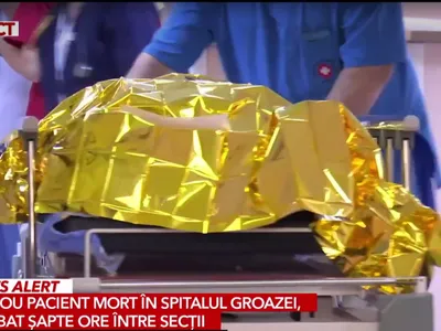 Un pacient a murit în timp ce era plimbat cu orele cu salvarea între secțiile aceluiași spital Foto: Captură video Antena 3